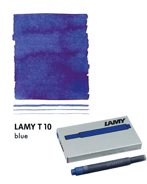 Cartouches d'encre LAMY T10 - Bleu Effaçable - Bleu effaçable x1 - 4014519020776