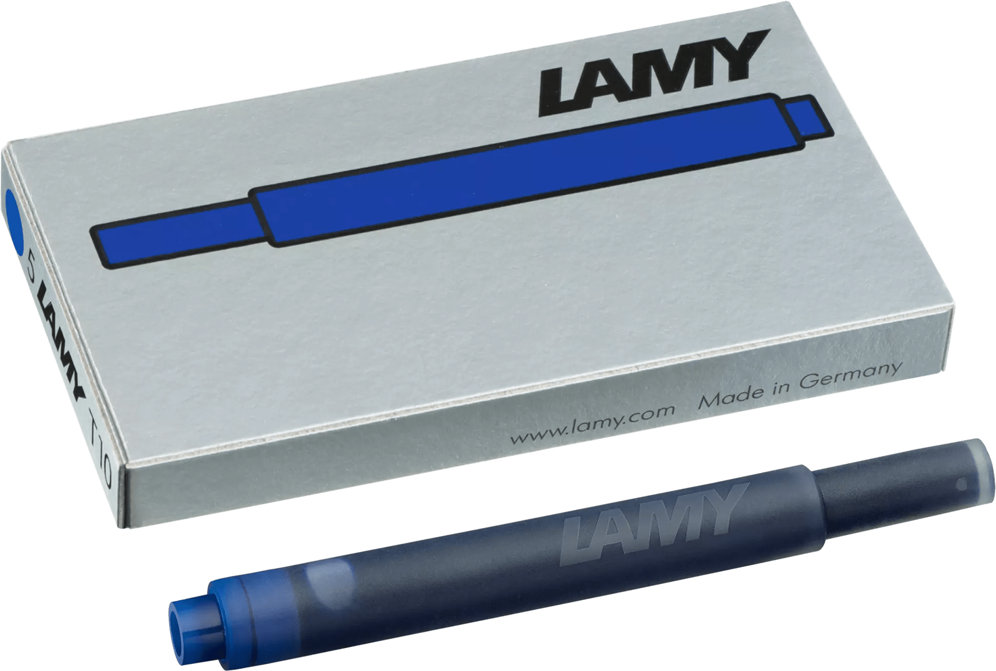 Cartouches d'encre LAMY T10 - Bleu Effaçable - Bleu effaçable x1 - 4014519020776