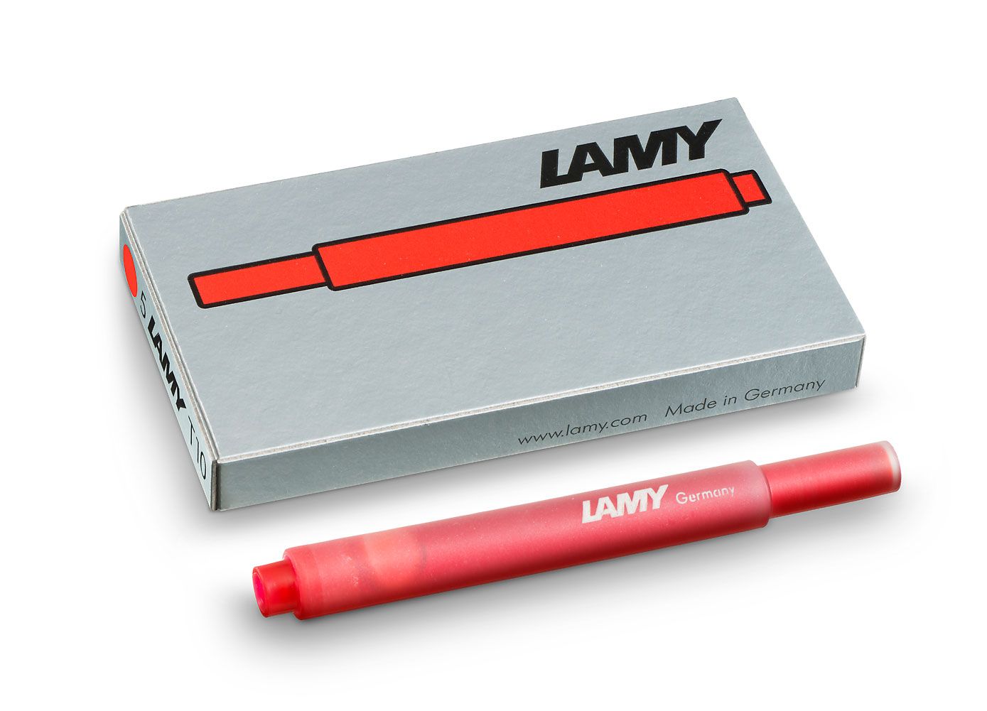 Cartouches d'encre LAMY T10 - Rouge - 4014519020769