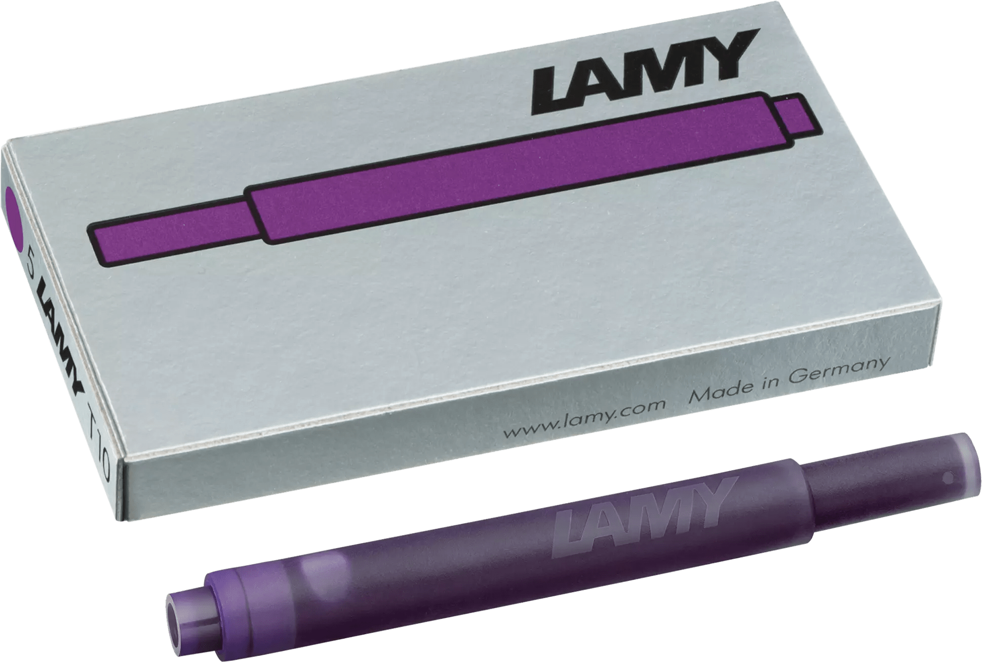 Cartouches d'encre LAMY T10 - Violet - 4014519057833