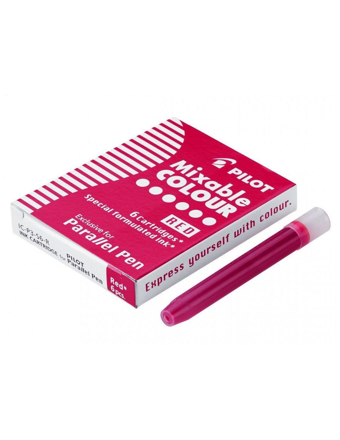 Cartouches d'encre PILOT Parallel Pen - Rouge - 4902505192326