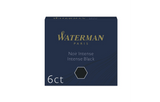 Cartouches d'encre WATERMAN, petit format - Noir Intense
