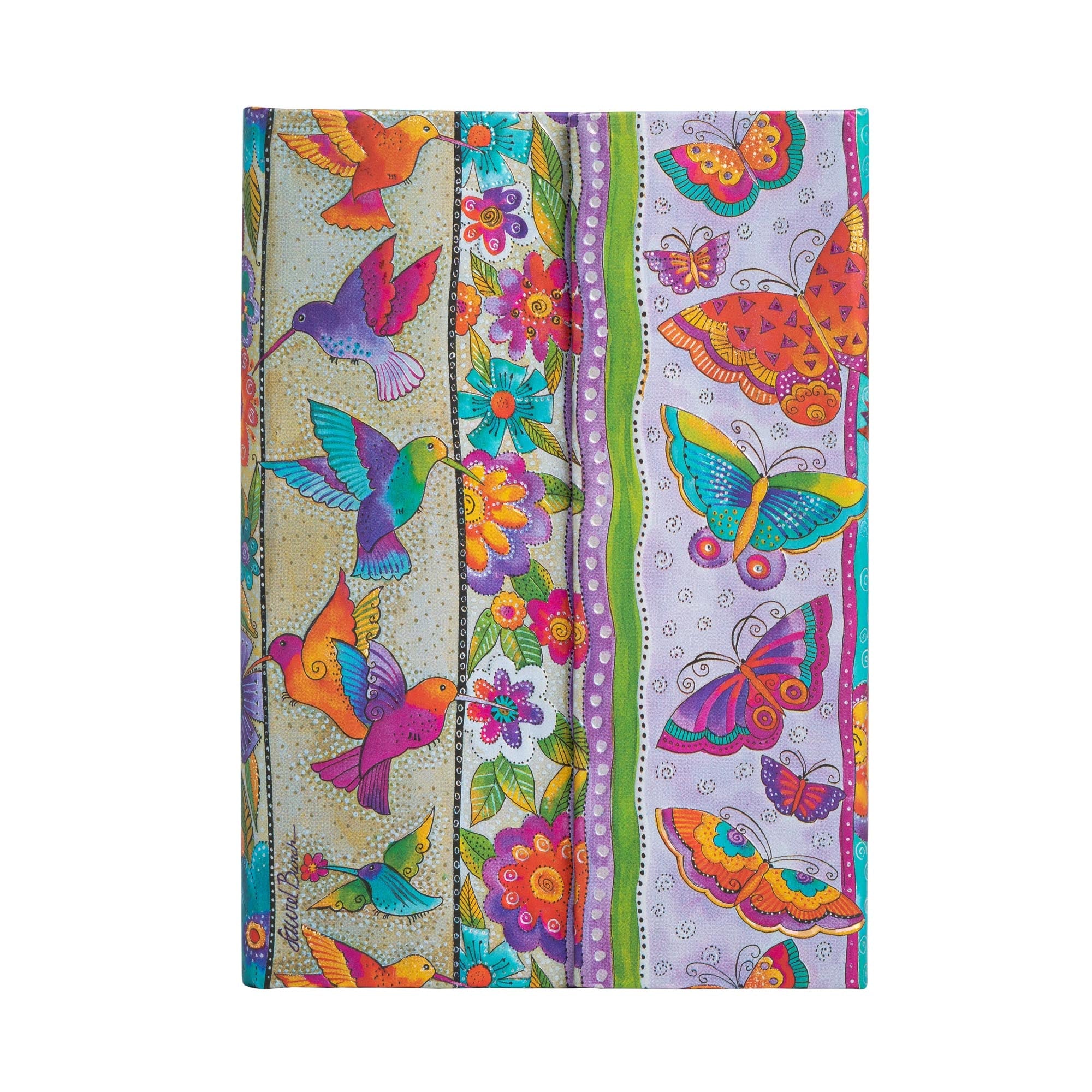 Colibris et Papillons - Mini Rigide 176p - Ligné - Illustré - 9781439772485