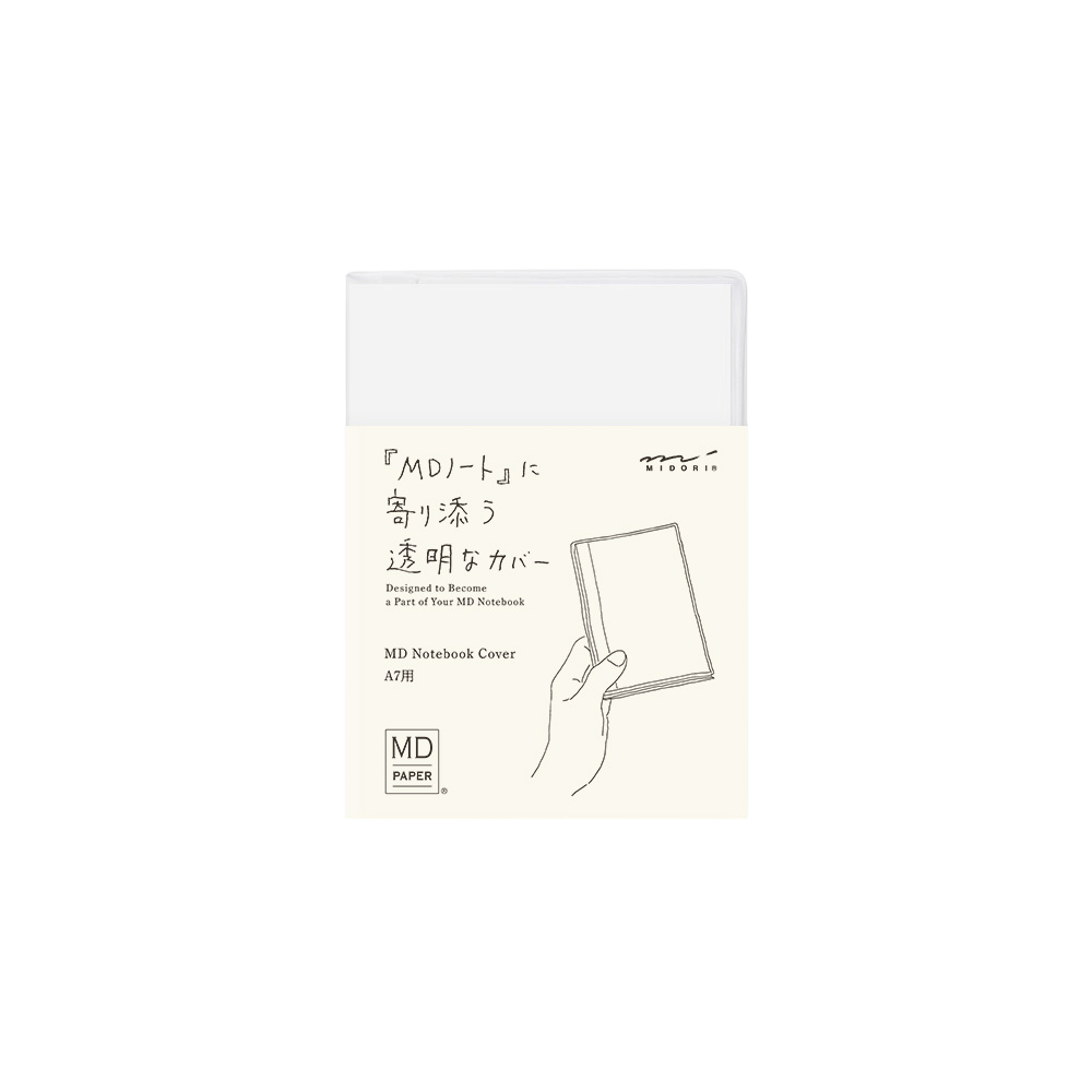 Couverture MIDORI MD PAPER Notebook Clear Cover - A7 -