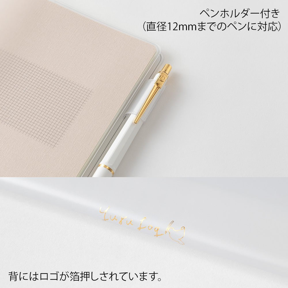 Couverture MIDORI Notebook Yuru Log - B6 - Transparent - 4902805153591