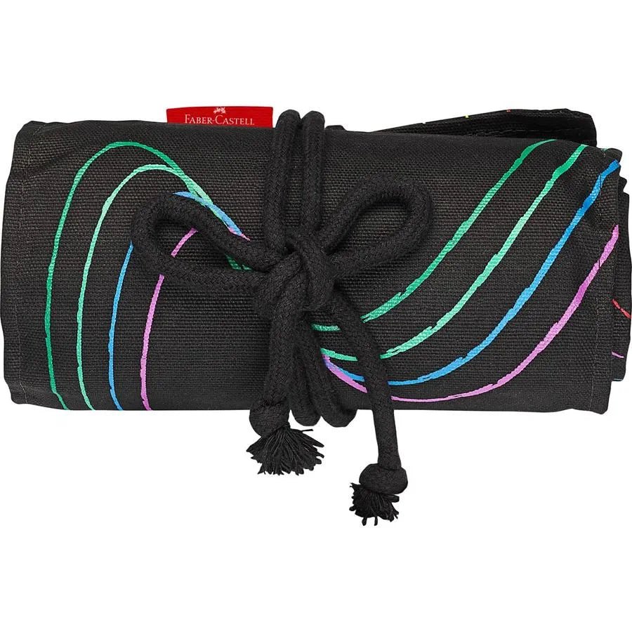 Crayons de couleur BLACK EDITION - Boîte rouleau 72 couleurs - FABER - CASTELL - 4005401164180