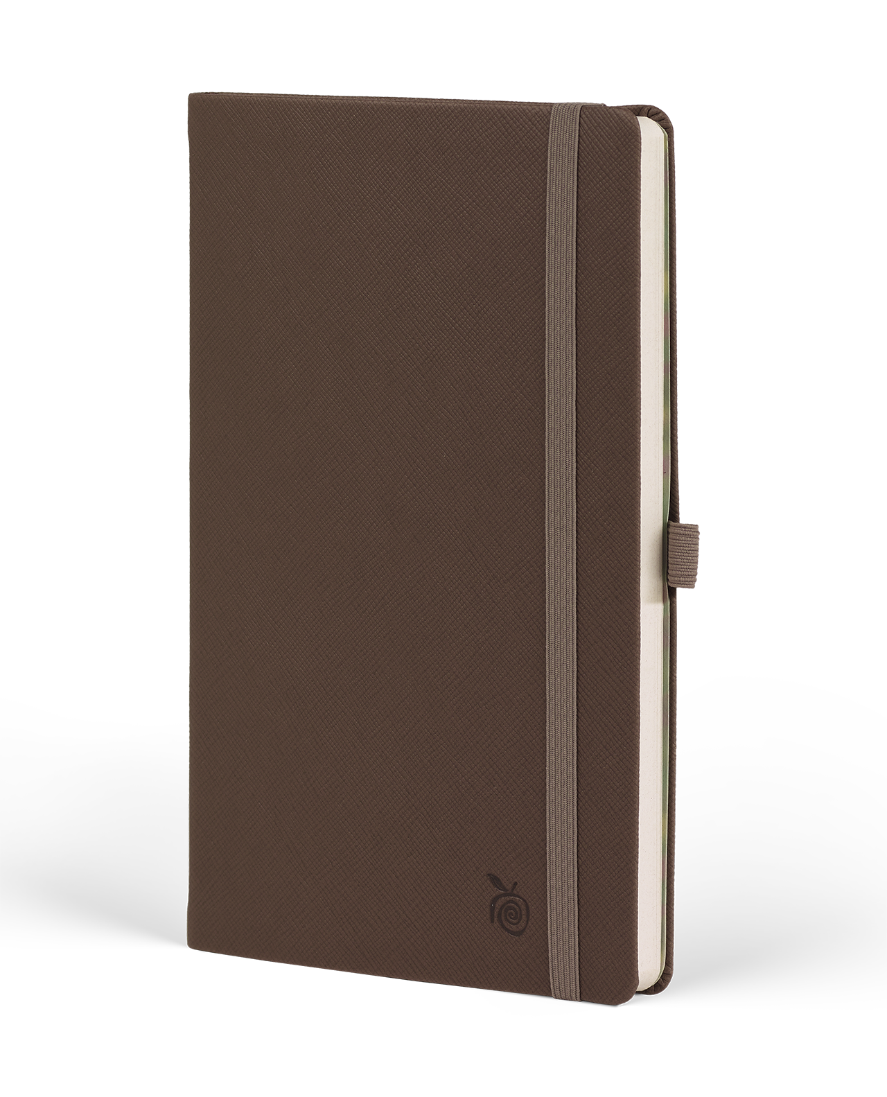 Carnet CASTELLI MILANO Appeel Classic - 19 x 25 cm - Hardcover - Ligné - Dark Brown