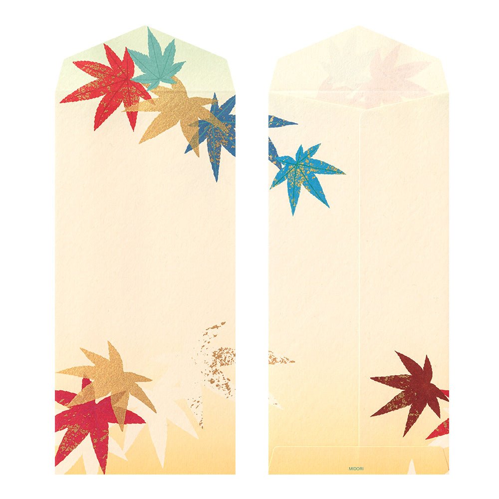 Enveloppes MIDORI Érable Japonais - 18.8 x 9 cm - Illustré -