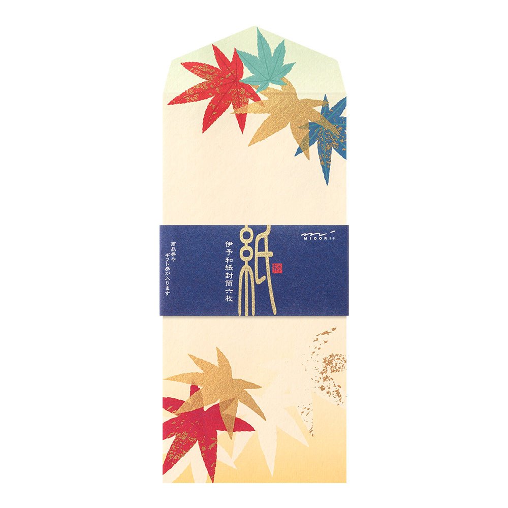 Enveloppes MIDORI Érable Japonais - 18.8 x 9 cm - Illustré -
