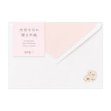 Enveloppes MIDORI washi - C6 (114 x 162 mm) - Fleurs Précieuses