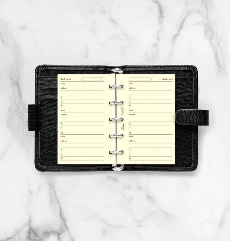 Feuilles de contacts FILOFAX - Cotton Cream - Mini - Mini - 5015142154813