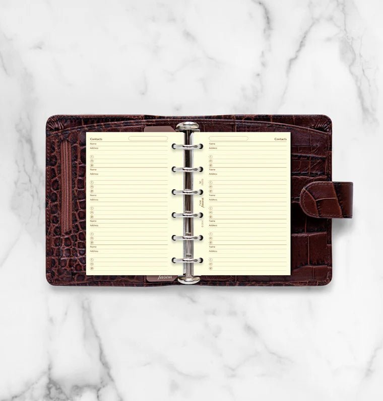 Feuilles de contacts FILOFAX - Cotton Cream - Pocket - Pocket - 5015142124212