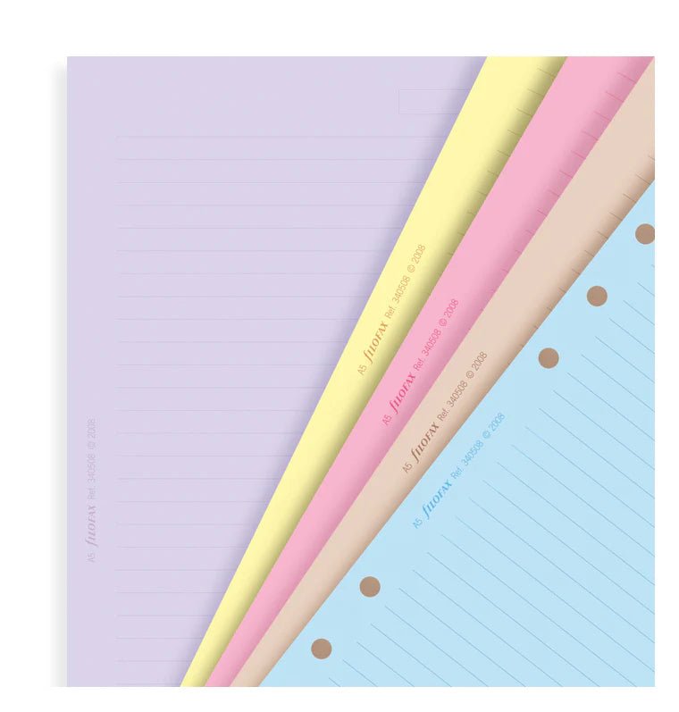 Feuilles de notes lignées FILOFAX - Assortiment Classic - A5 - A5 - Ligné - 5015142187088