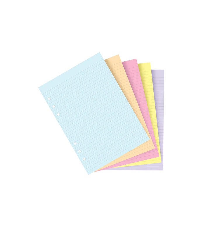 Feuilles de notes lignées FILOFAX - Assortiment Classic - A5 - A5 - Ligné - 5015142187088