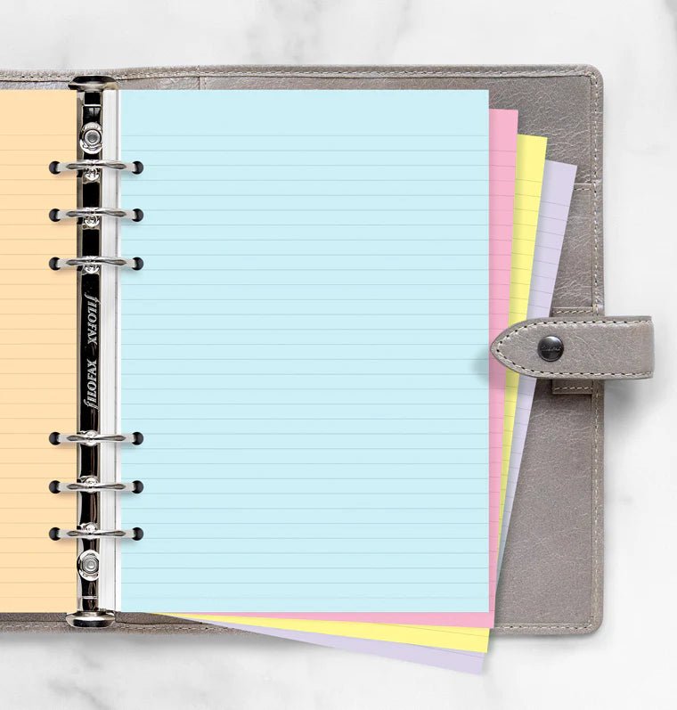 Feuilles de notes lignées FILOFAX - Assortiment Classic - A5 - A5 - Ligné - 5015142187088