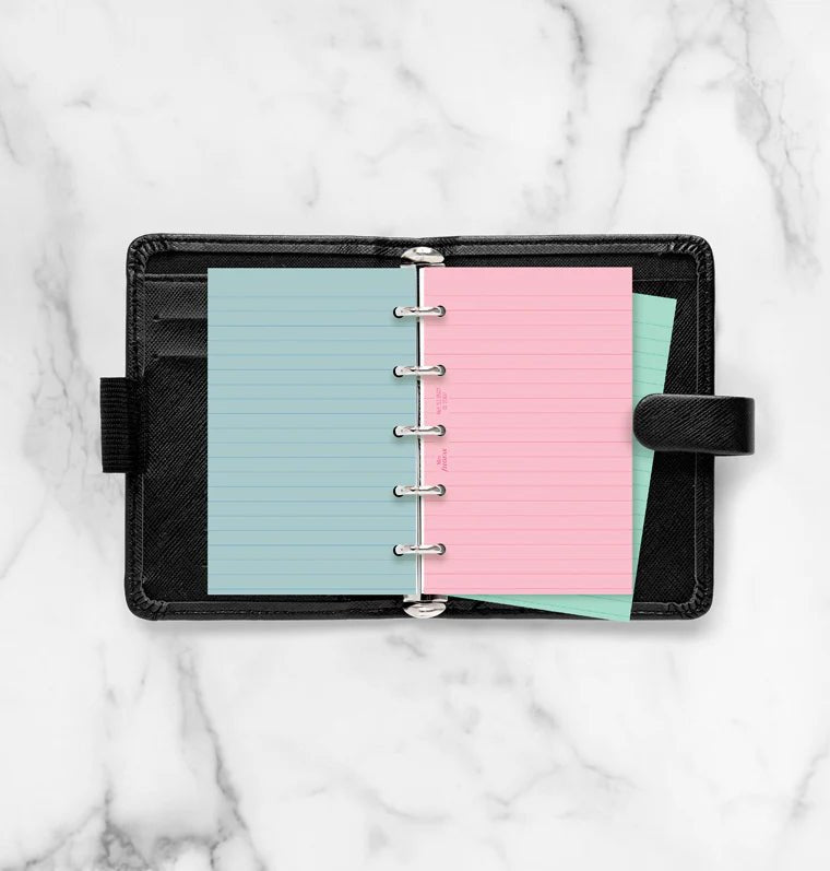 Feuilles de notes lignées FILOFAX - Assortiment Fashion - Mini - Mini - Ligné - 5015142161934