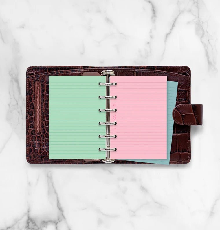 Feuilles de notes lignées FILOFAX - Assortiment Fashion - Pocket - Pocket - Ligné - 5015142161941