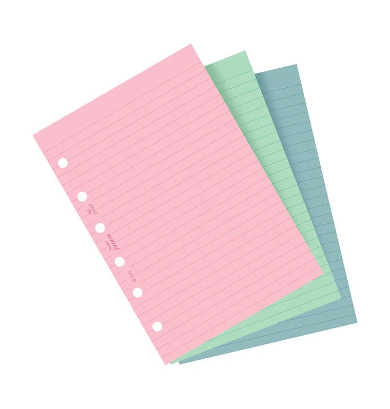 Feuilles de notes lignées FILOFAX - Assortiment Fashion - Pocket - Pocket - Ligné - 5015142161941