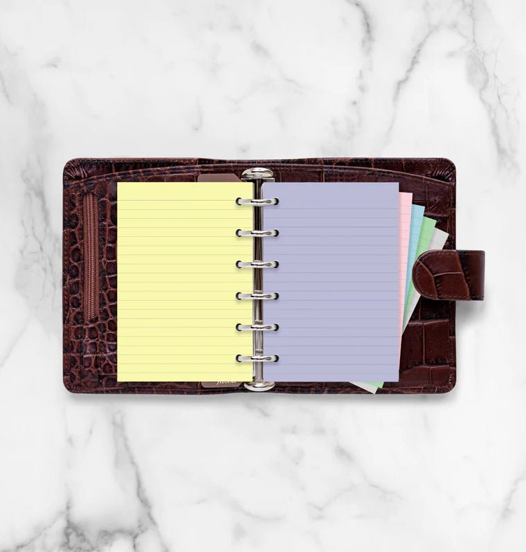 Feuilles de notes lignées FILOFAX - Assortiment Pastel - Pocket - Pocket - Ligné - 5015142277765