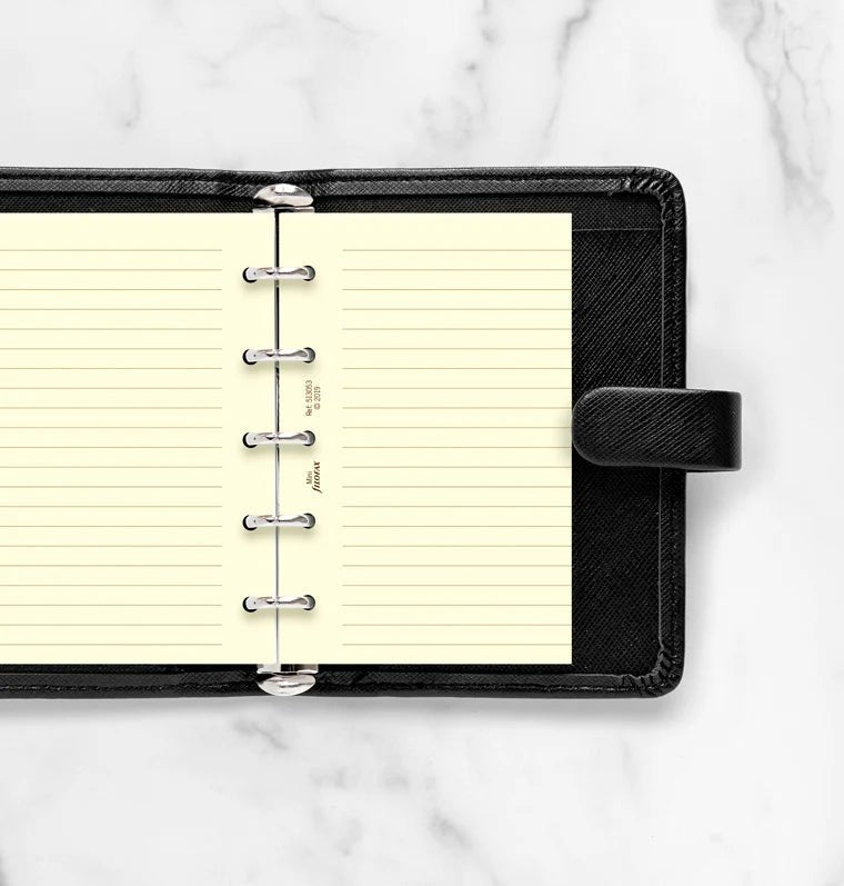 Feuilles de notes lignées FILOFAX - Cotton Cream - Mini - Mini - Ligné - 5015142154783