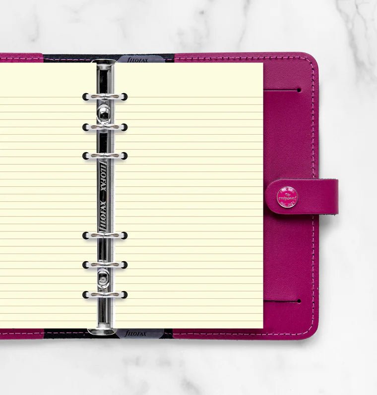Feuilles de notes lignées FILOFAX - Cotton Cream - Personal - Personal - Ligné - 5015142124311