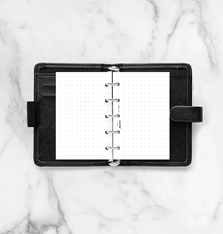 Feuilles de notes pointillées FILOFAX - Blanc - Mini - Mini - Pointillé - 5059145484386