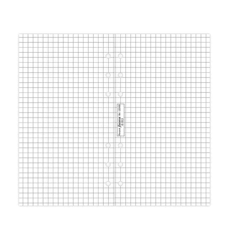 Feuilles de notes quadrillées FILOFAX - Blanc - Personal - Personal - Quadrillé - 5015142503505