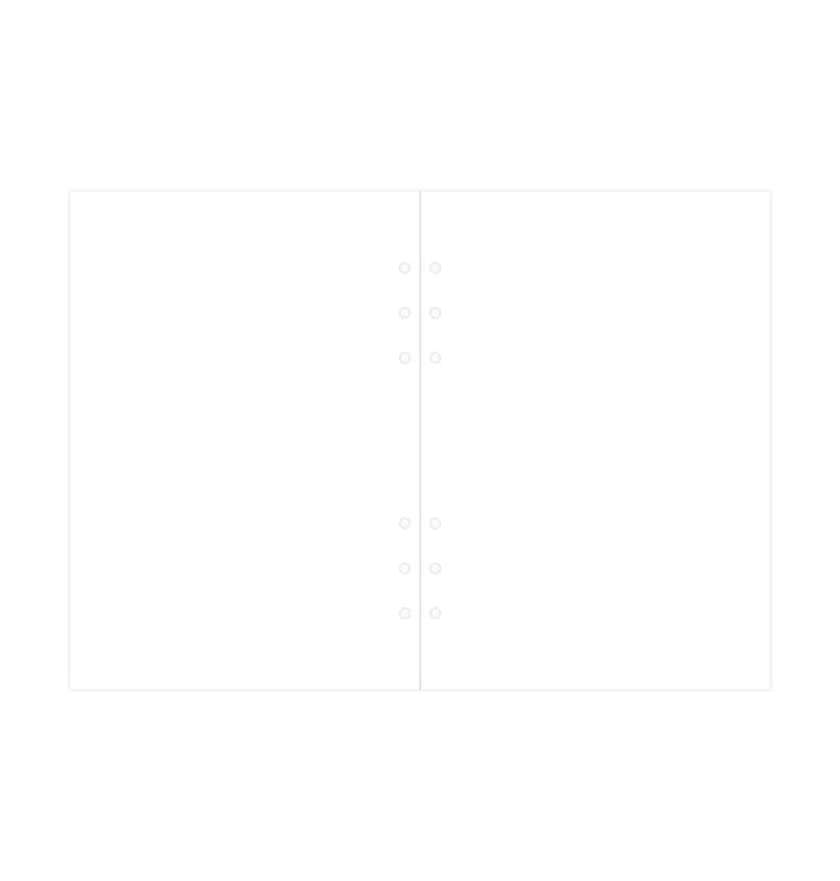 Feuilles de notes unies FILOFAX - Blanc - A5 - A5 - Uni - 5015142020187