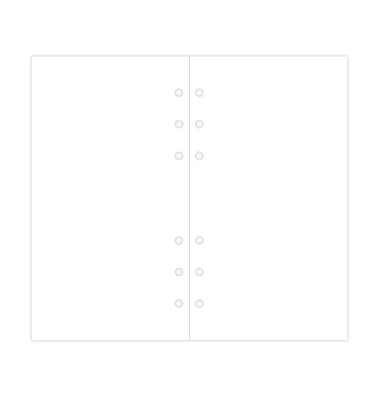 Feuilles de notes unies FILOFAX - Blanc - Personal - Personal - Uni - 5015142529017