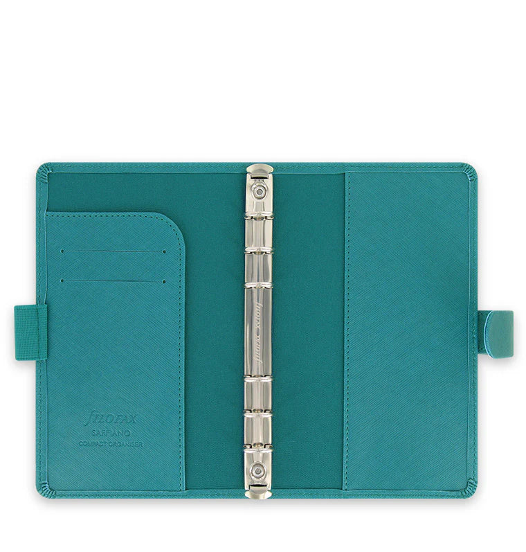 Organiseur FILOFAX Saffiano - Personal Compact - Aquamarine