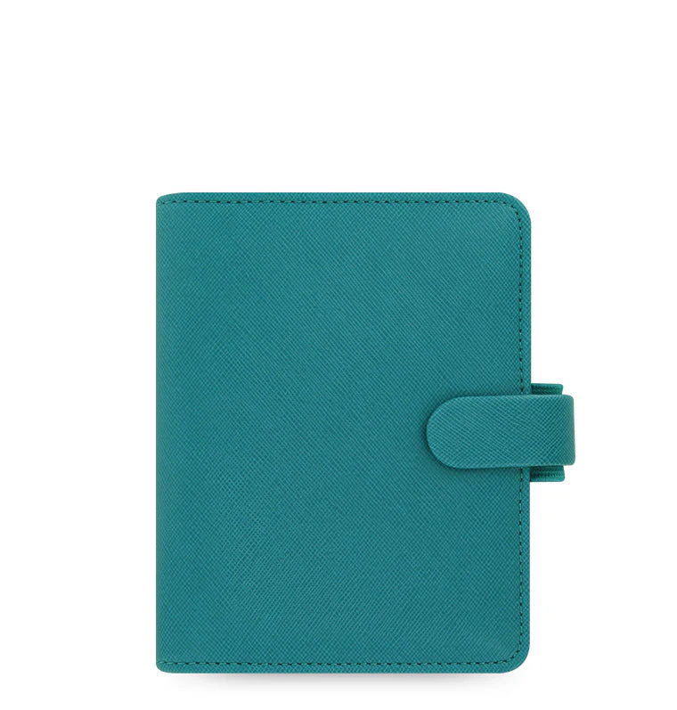 Organiseur FILOFAX Saffiano - Pocket - Aquamarine