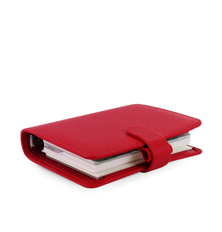 Organiseur FILOFAX Saffiano - Pocket - Poppy