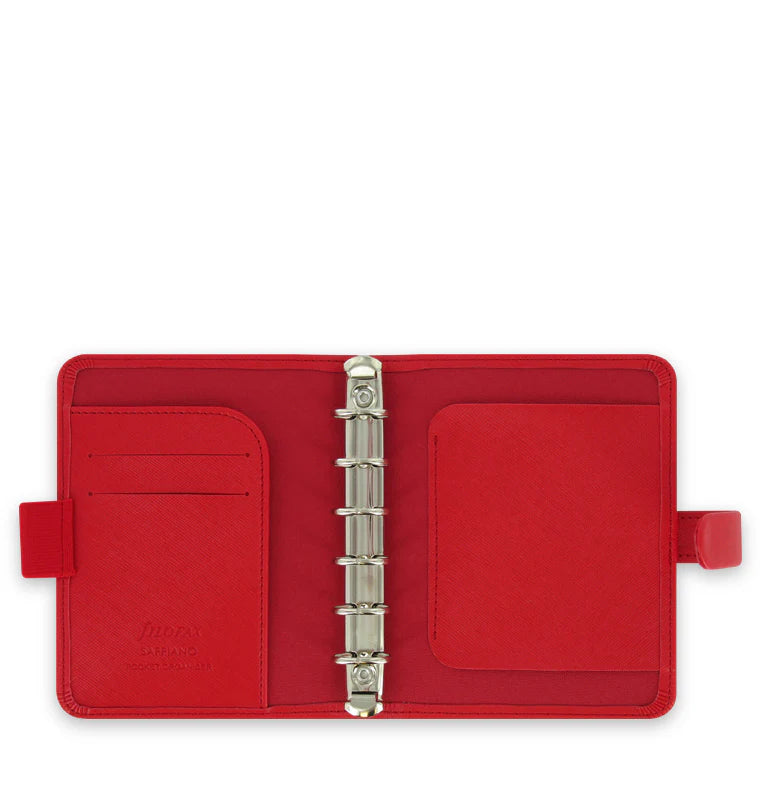 Organiseur FILOFAX Saffiano - Pocket - Poppy
