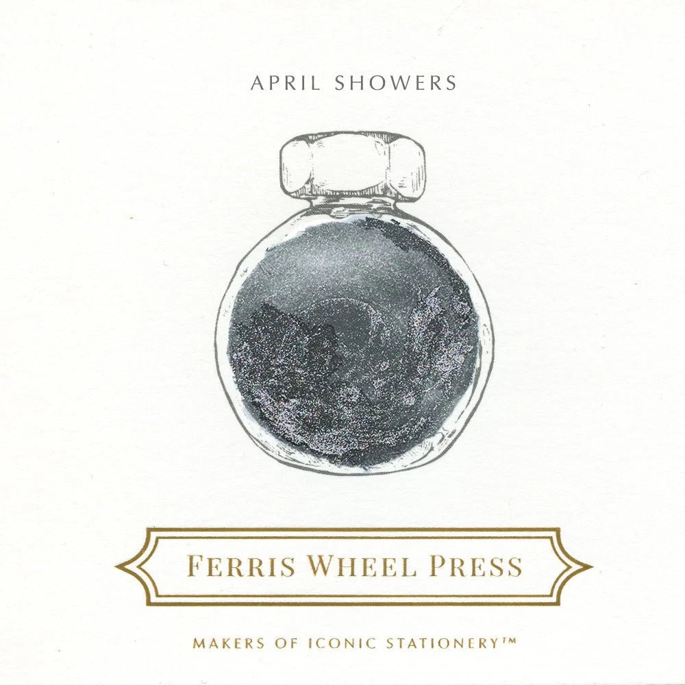 Flacon d'encre FERRIS WHEEL PRESS - Everyday Ink - April Showers (38ml) - 818351000347