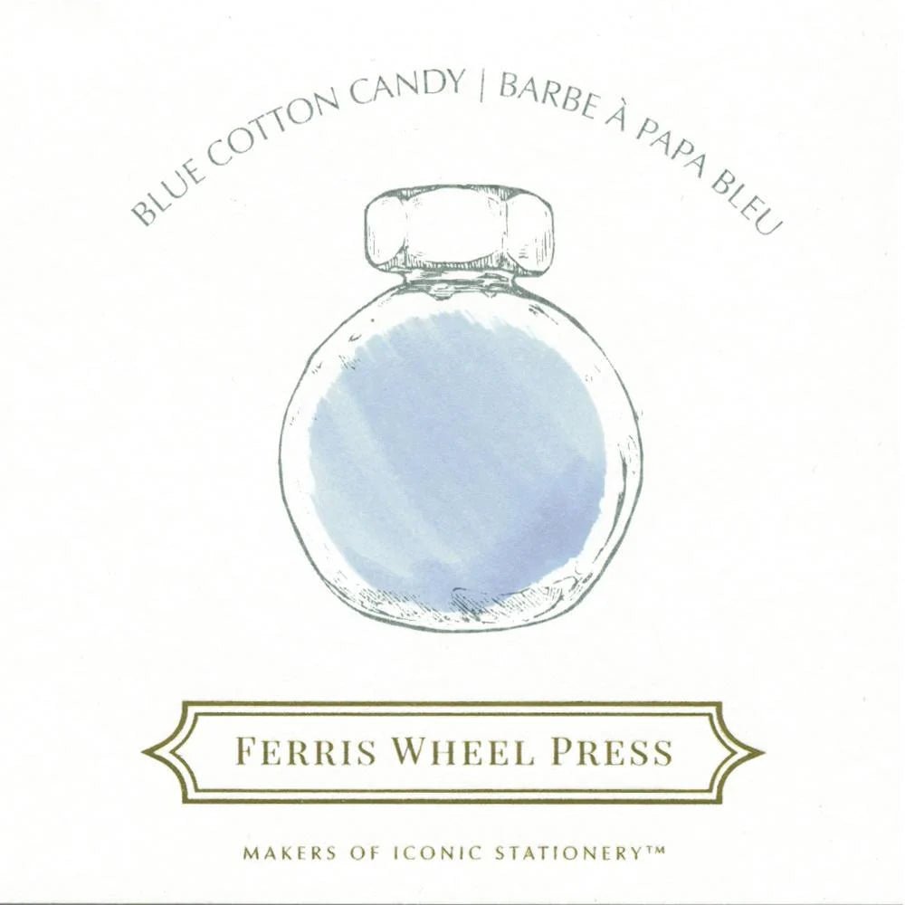Flacon d'encre FERRIS WHEEL PRESS - Everyday Ink - Blue Cotton Candy (38ml) - 850025001823
