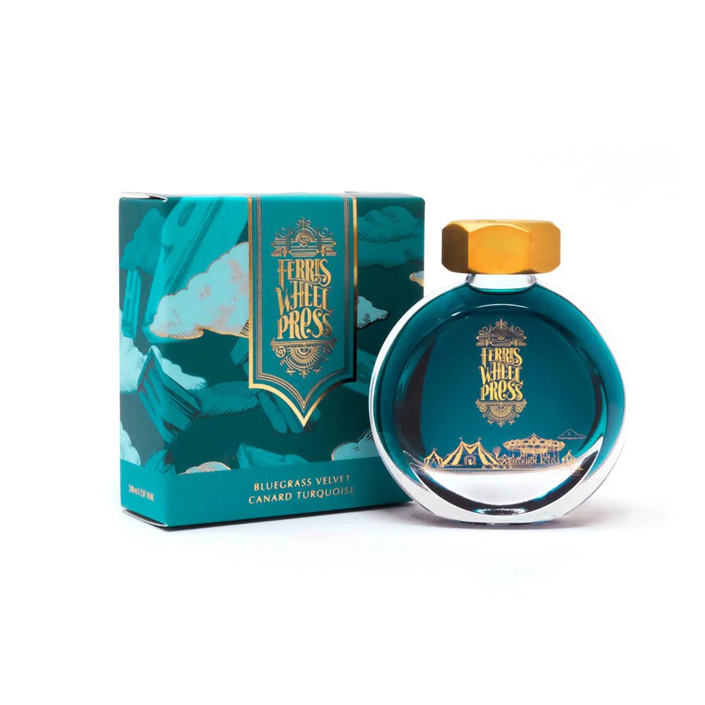 Flacon d'encre FERRIS WHEEL PRESS - Everyday Ink - Bluegrass Velvet (38ml) - 850025001151