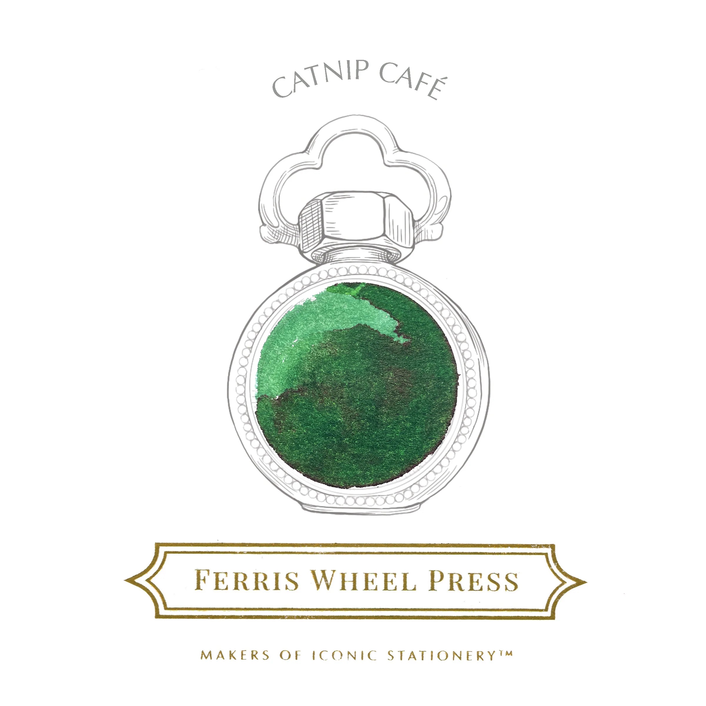 Flacon d'encre FERRIS WHEEL PRESS - Everyday Ink - Catnip Café (38ml) -