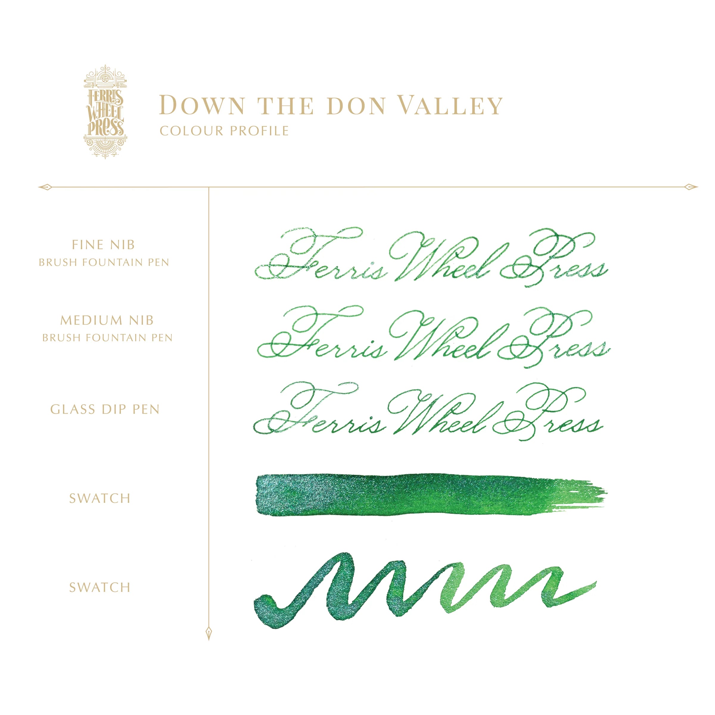 Flacon d'encre FERRIS WHEEL PRESS - Everyday Ink - Down the Don Valley (38ml) - 818351001757