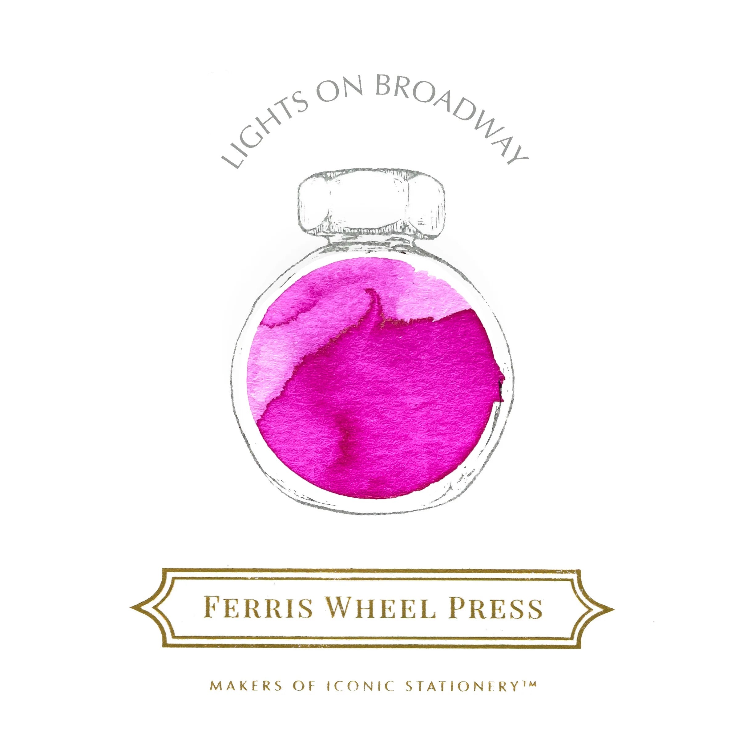 Flacon d'encre FERRIS WHEEL PRESS - Everyday Ink - Lights on Broadway (38ml) - 818351002150