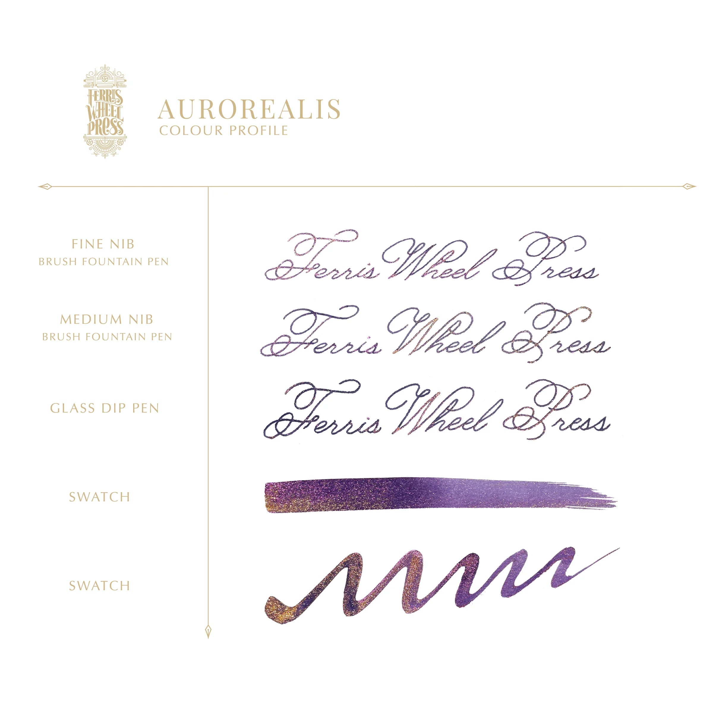 Flacon d'encre FERRIS WHEEL PRESS - Everyday Ink | Limited Edition 2024 - Aurorealis (38ml) - 818351002938
