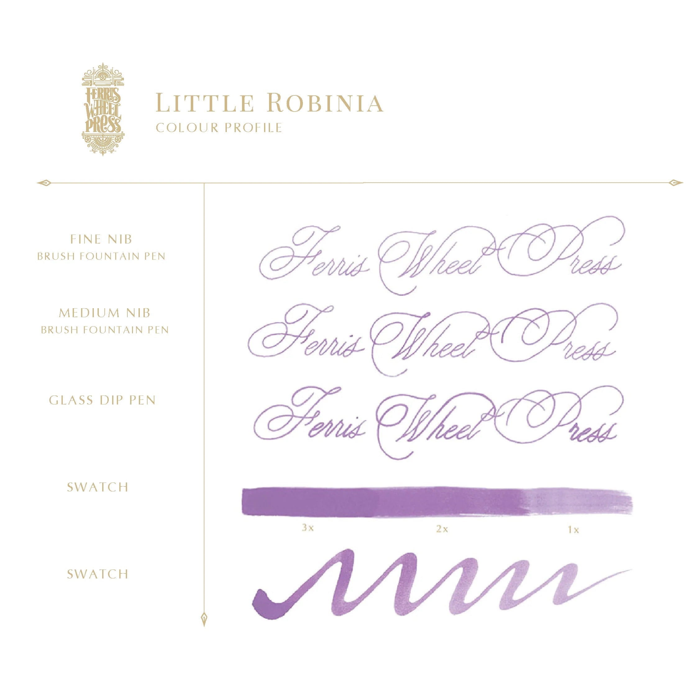 Flacon d'encre FERRIS WHEEL PRESS - Everyday Ink - Little Robinia (38ml) - 850025001830