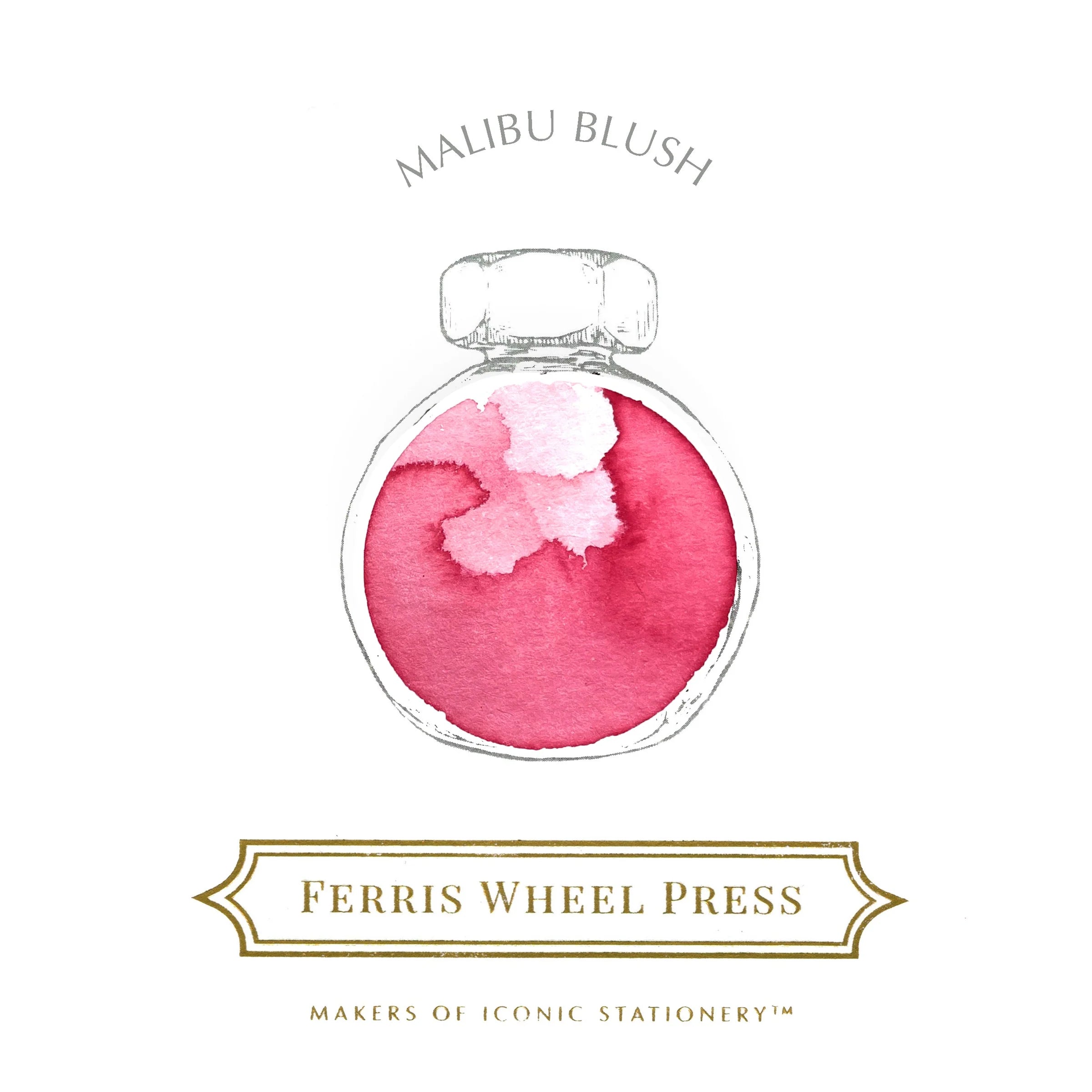 Flacon d'encre FERRIS WHEEL PRESS - Everyday Ink - Malibu Blush (38ml) - 818351002198