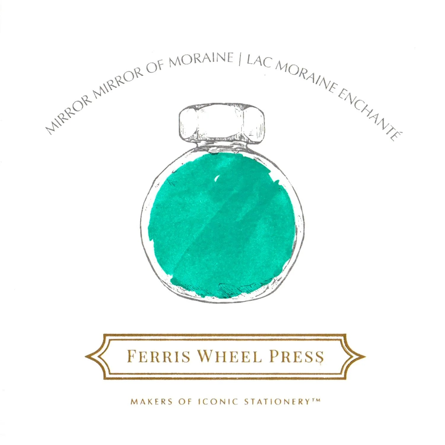 Flacon d'encre FERRIS WHEEL PRESS - Everyday Ink - Mirror Mirror of Moraine (38ml) - 850025001533