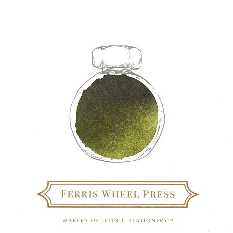 Flacon d'encre FERRIS WHEEL PRESS - Everyday Ink - Peter Moss (38ml) - 818351000835