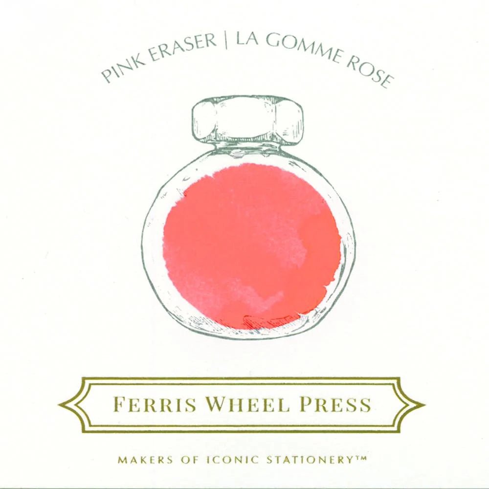 Flacon d'encre FERRIS WHEEL PRESS - Everyday Ink - Pink Eraser (38ml) - 850025001816
