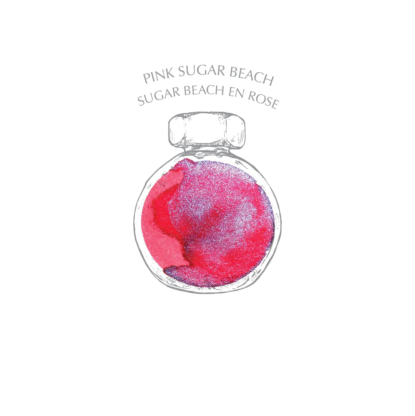 Flacon d'encre FERRIS WHEEL PRESS - Everyday Ink - Pink Sugar Beach (38ml) - 818351001733