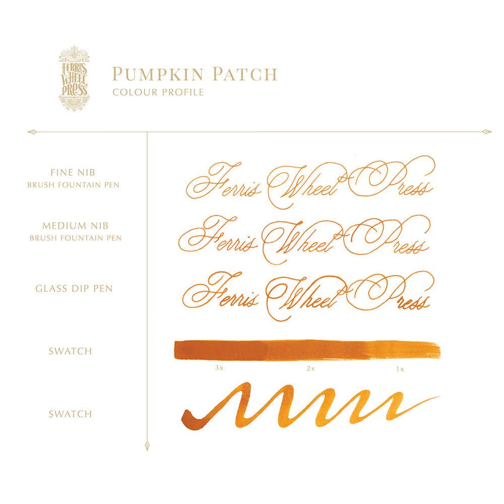 Flacon d'encre FERRIS WHEEL PRESS - Everyday Ink - Pumpkin Patch (38ml) - 850025001229