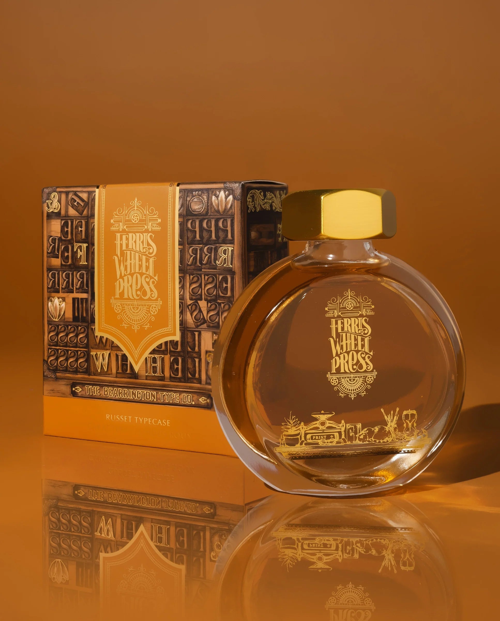 Flacon d'encre FERRIS WHEEL PRESS - Everyday Ink - Russet Typecase (38ml) -