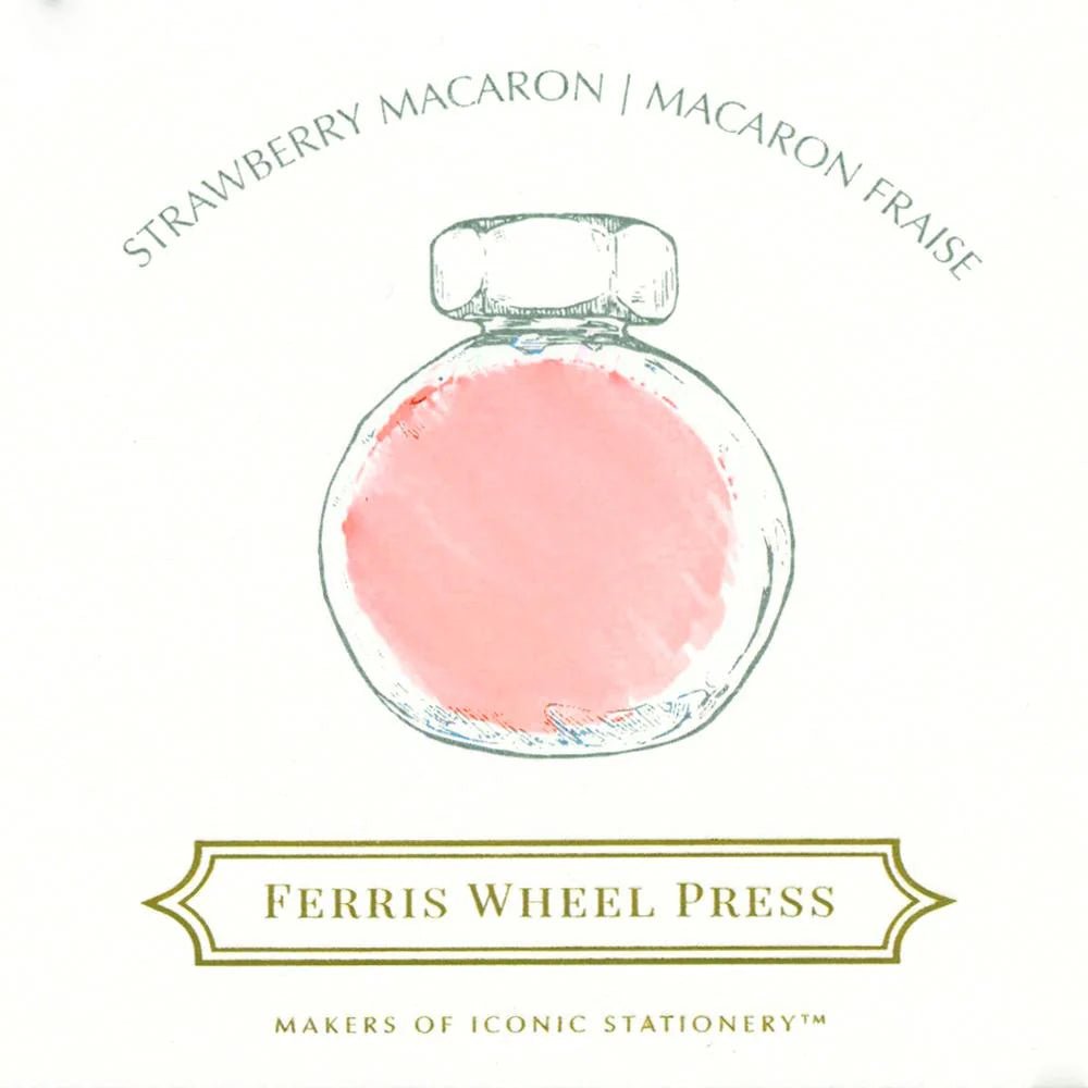 Flacon d'encre FERRIS WHEEL PRESS - Everyday Ink - Strawberry Macaron (38ml) - 850025001809