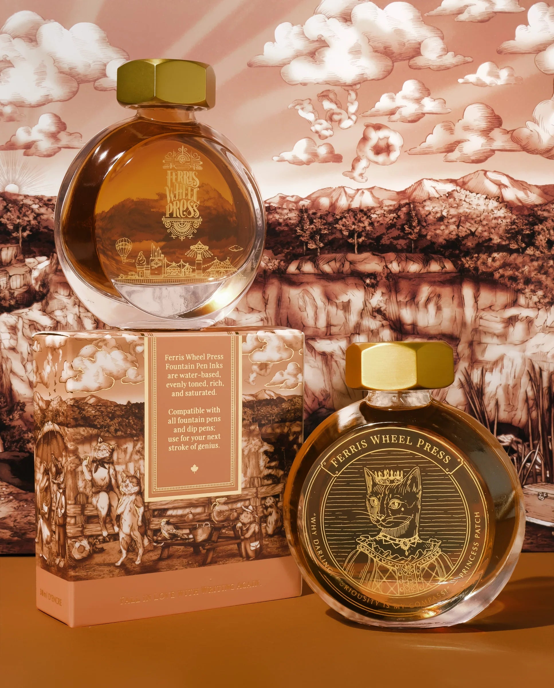 Flacon d'encre FERRIS WHEEL PRESS - Everyday Ink - Terracotta Canyon (38ml) - 818351003300